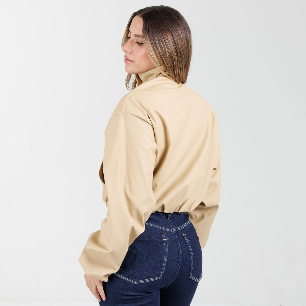 Cazadora Efecto piel B1954