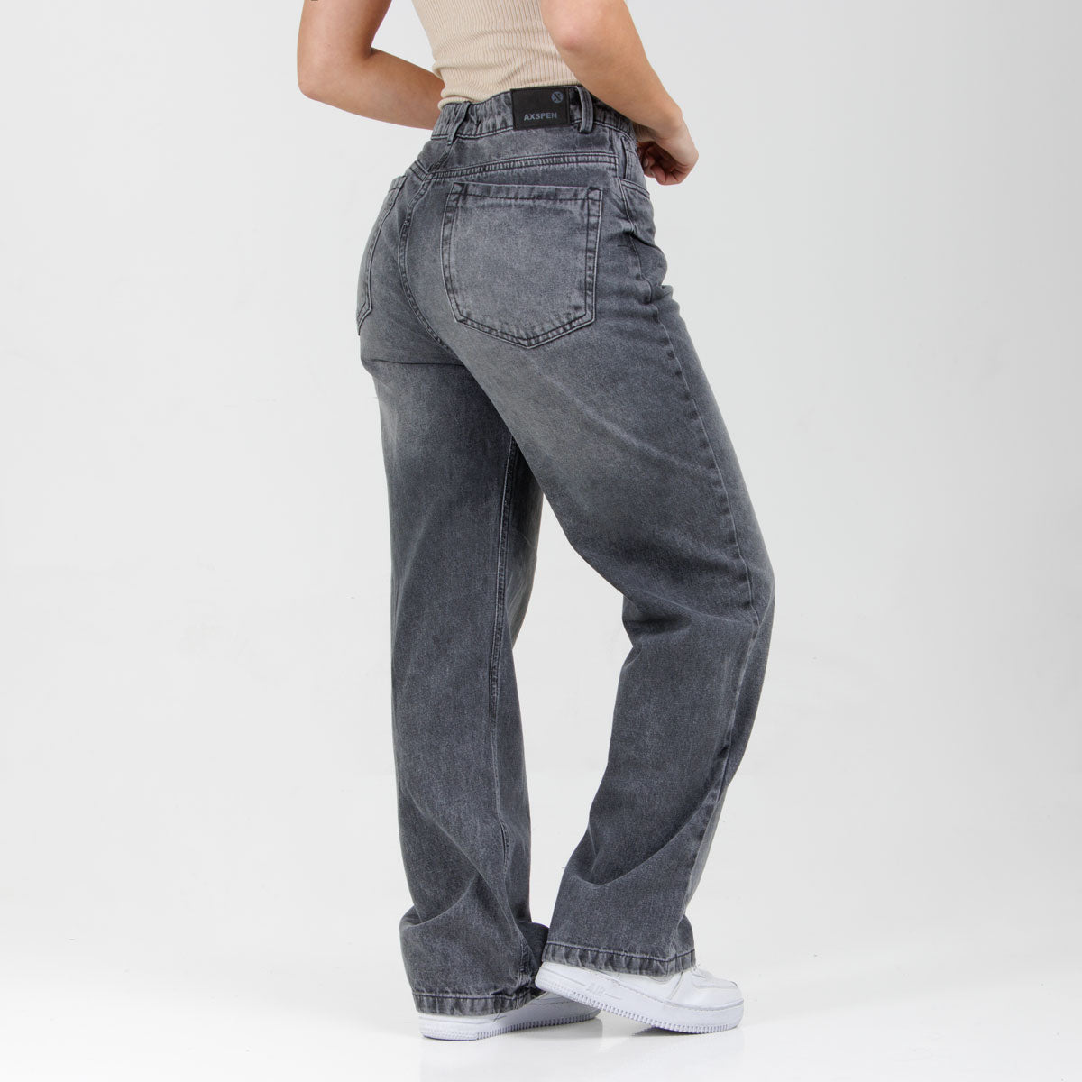 Jean Axspen Mom Fit Ax-3006 Rigido