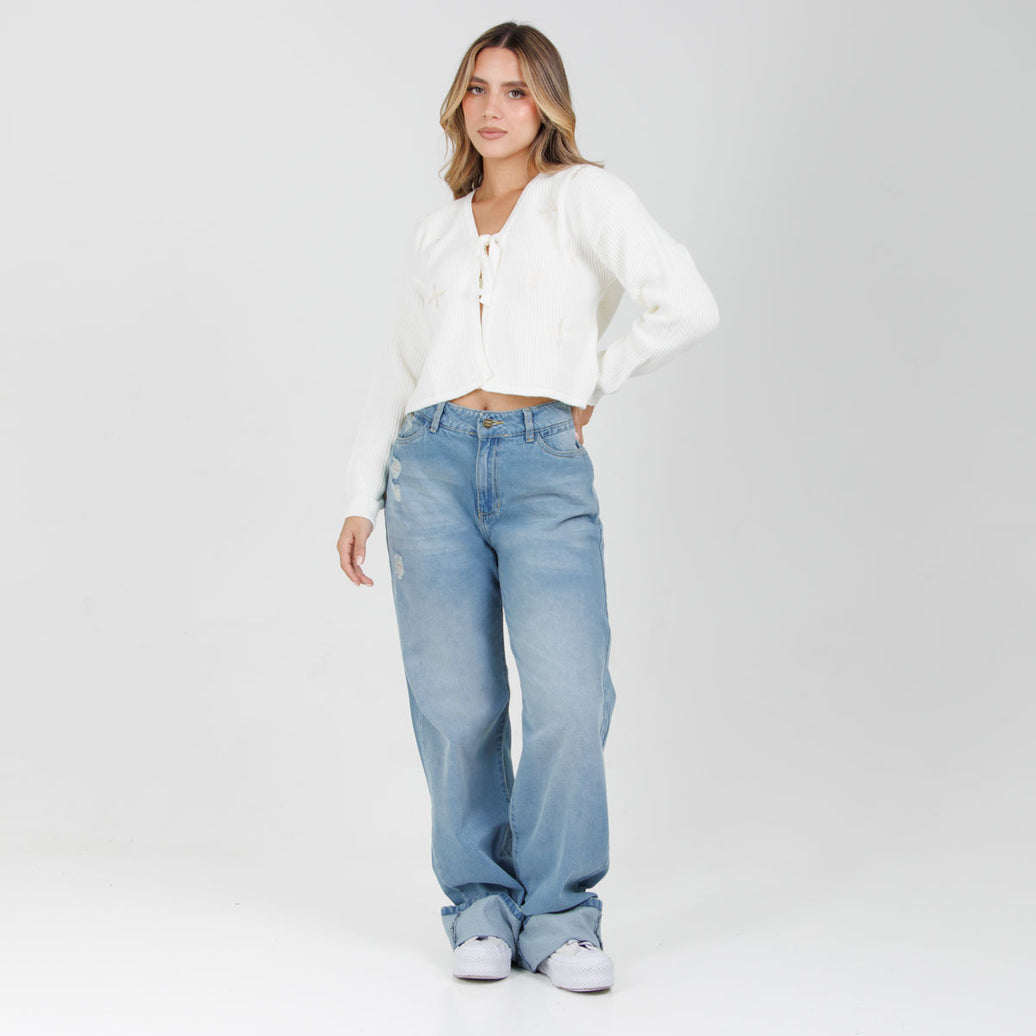 Jean Axspen Wide Leg Ax-2929 Rigido