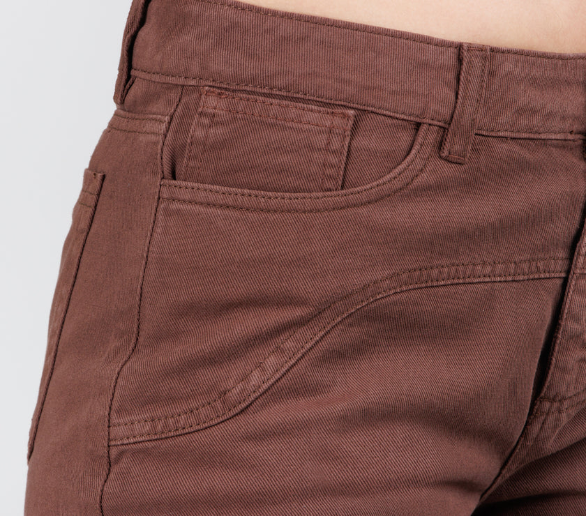 Jean Axspen Wide Leg AX-2843 Cafe