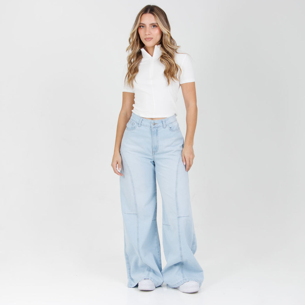 Jean Axspen Wide Leg Ax-2980 Rigido