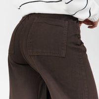 Jean wide leg 2852 Rigido cafe