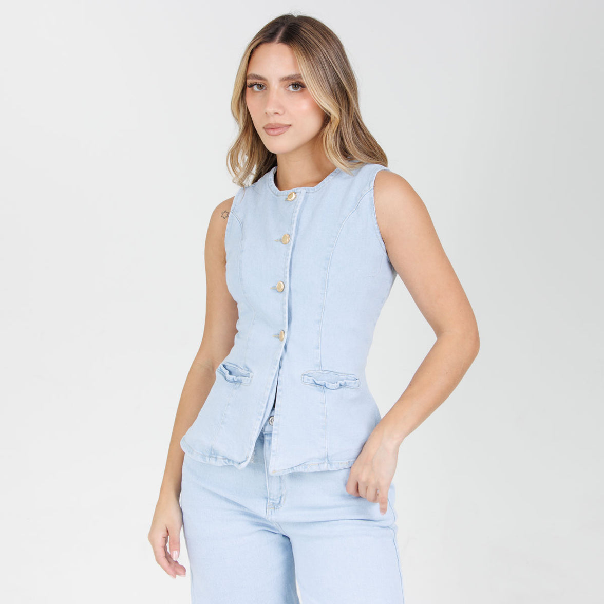 Chaleco denim B1846