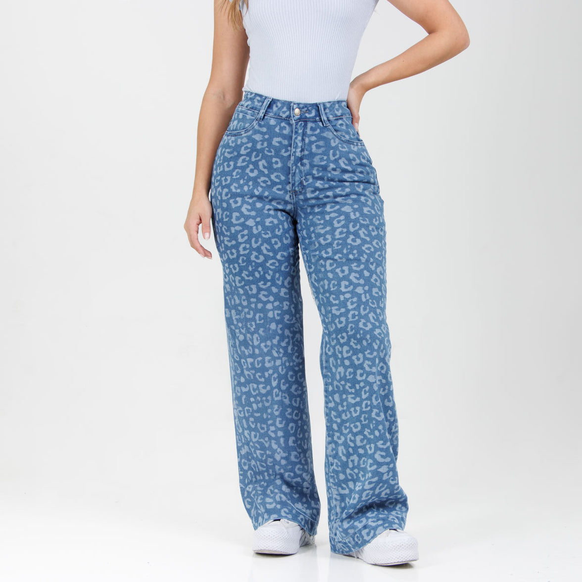 Jean wide leg 2994 Licrado Horma Reducida