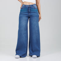 Jean Axspen Wide Leg Brillos  Ox-2788