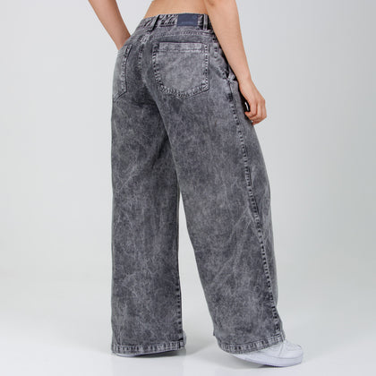 Jean Axspen Super Wide Leg Ax-2875 Gris