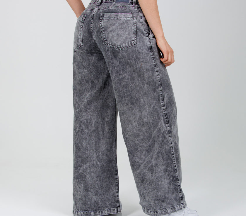 Jean Axspen Super Wide Leg Ax-2875 Gris