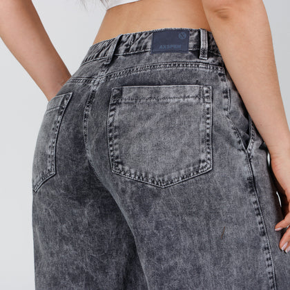 Jean Axspen Super Wide Leg Ax-2875 Gris