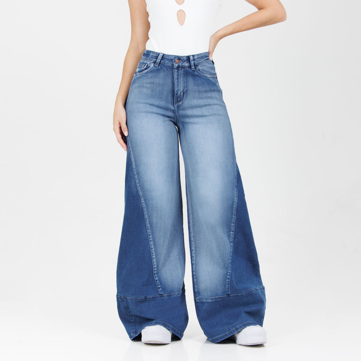 Jean wide leg Ax-3001 LIcrado