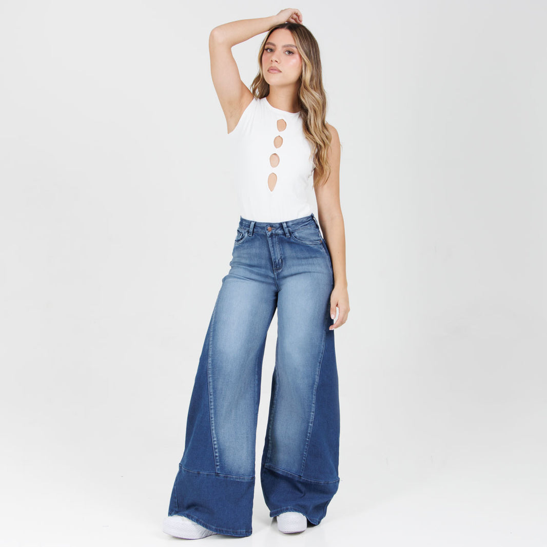 Jean wide leg Ax-3001 LIcrado