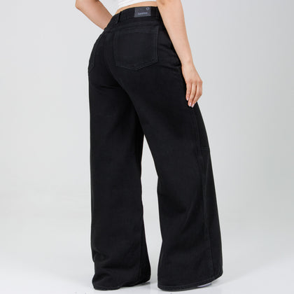 Jean Axspen Wide Leg Ax-2843 Negro