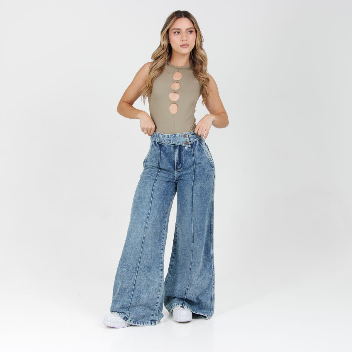 Jean Axspen Wide Leg Ax-2939 Rigido
