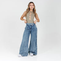 Jean Axspen Wide Leg Ax-2939 Rigido