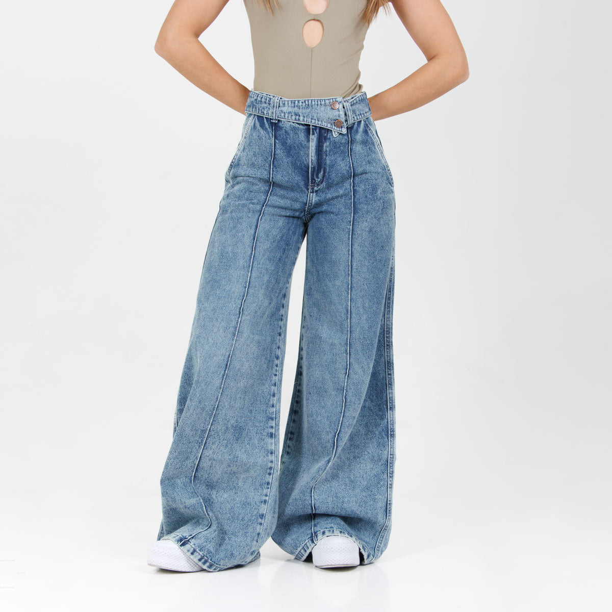 Jean Axspen Wide Leg Ax-2939 Rigido