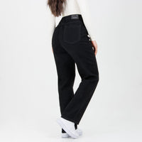 Jean Axspen Mom Fit Brillos  Ox-2899 Negro