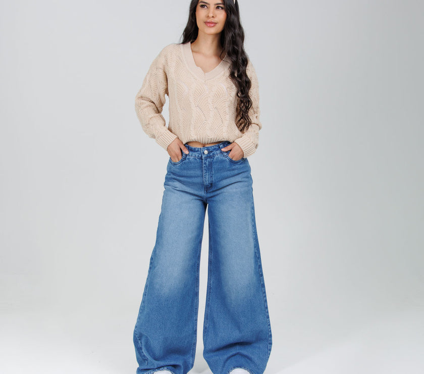 Jean Wide Leg Axspen Ax-2865