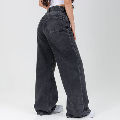 Jean Wide Leg Axspen Ax-2787 Gris Oscuro