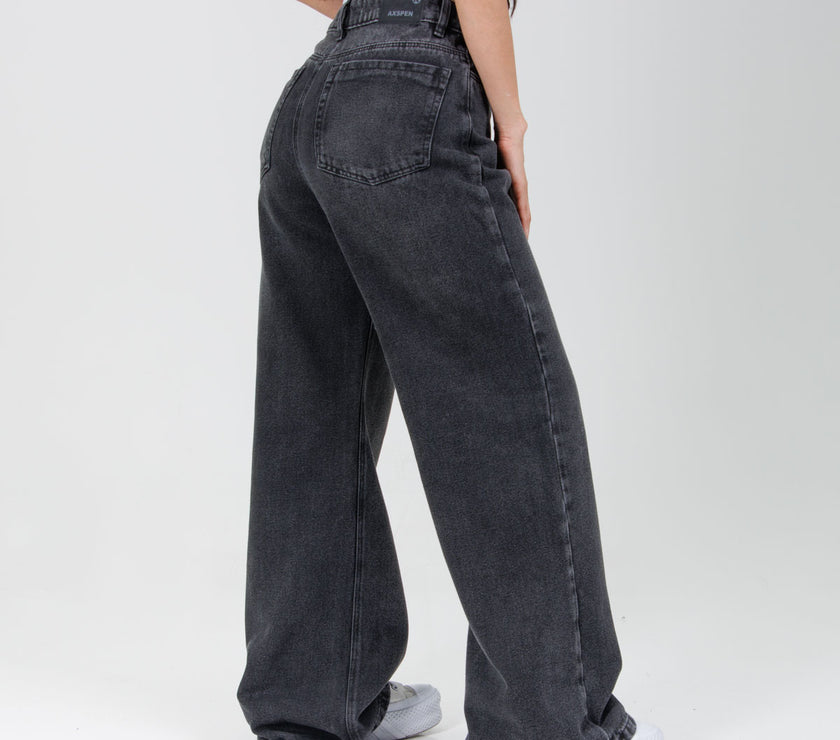 Jean Wide Leg Axspen Ax-2787 Gris Oscuro