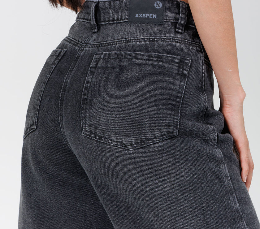 Jean Wide Leg Axspen Ax-2787 Gris Oscuro