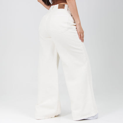 Jean Axspen Wide Leg Ax-2963 Marfil
