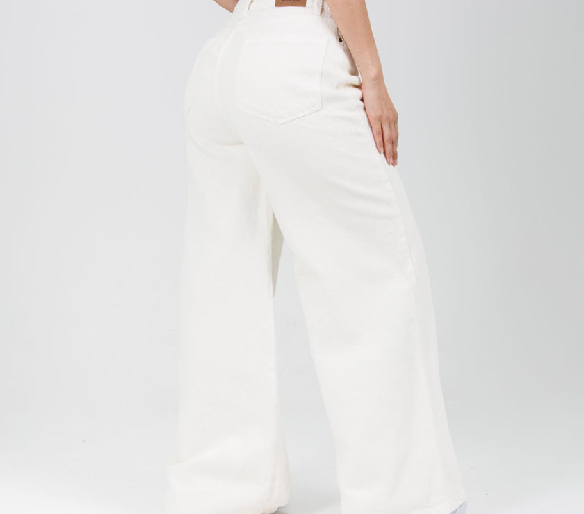 Jean Axspen Wide Leg Ax-2963 Marfil