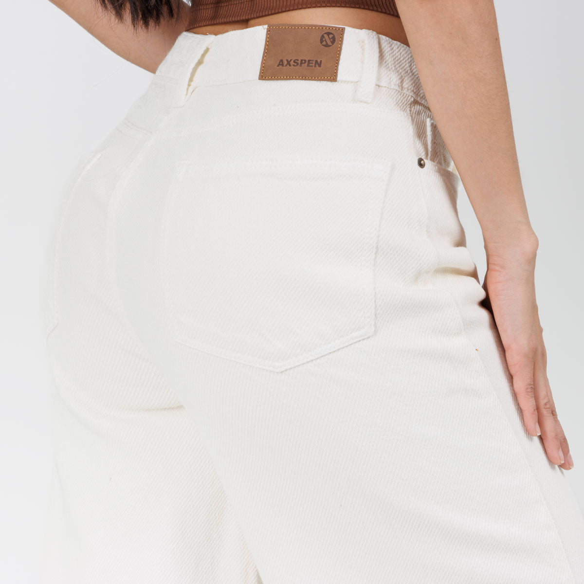 Jean Axspen Wide Leg Ax-2963 Marfil