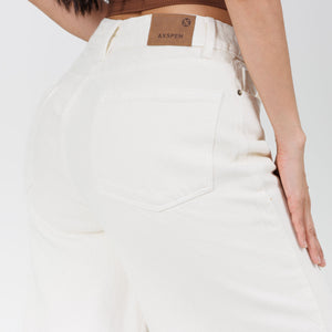 Jean Axspen Wide Leg Ax-2963 Marfil