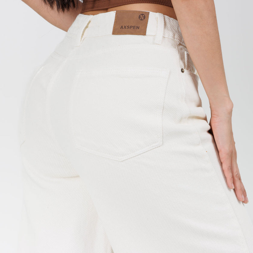 Jean Axspen Wide Leg Ax-2963 Marfil