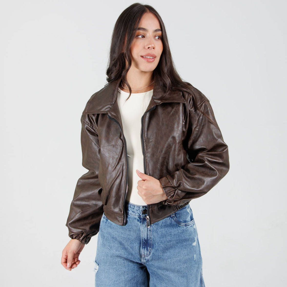 Cazadora Efecto piel CH150