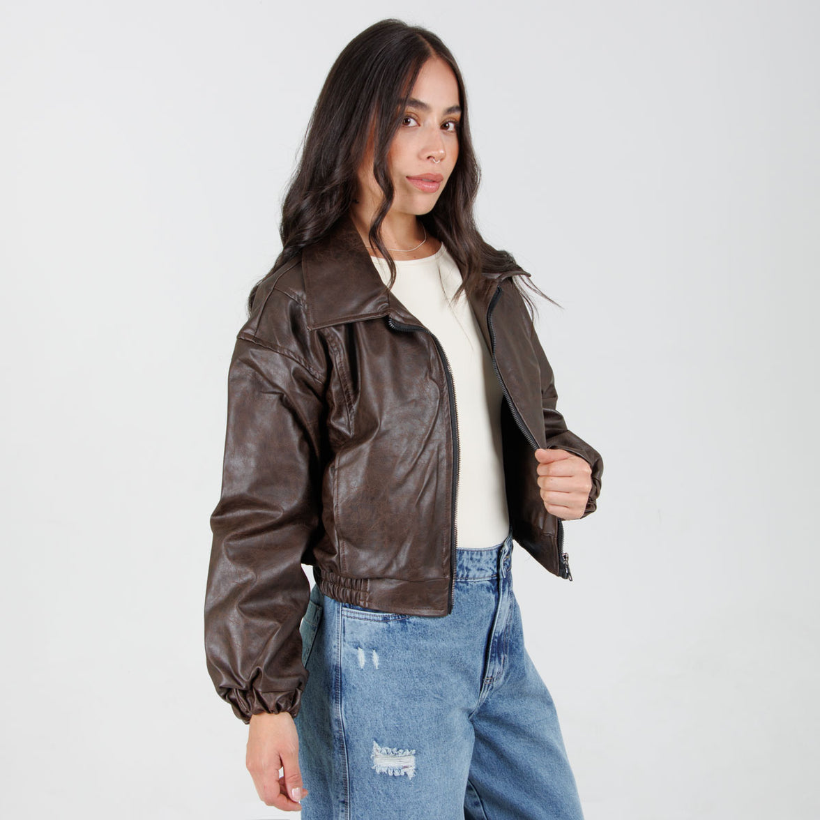 Cazadora Efecto piel CH150