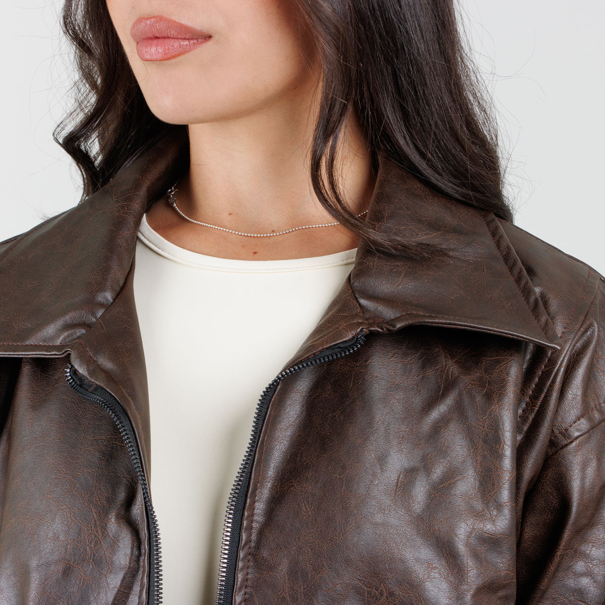 Cazadora Efecto piel CH150