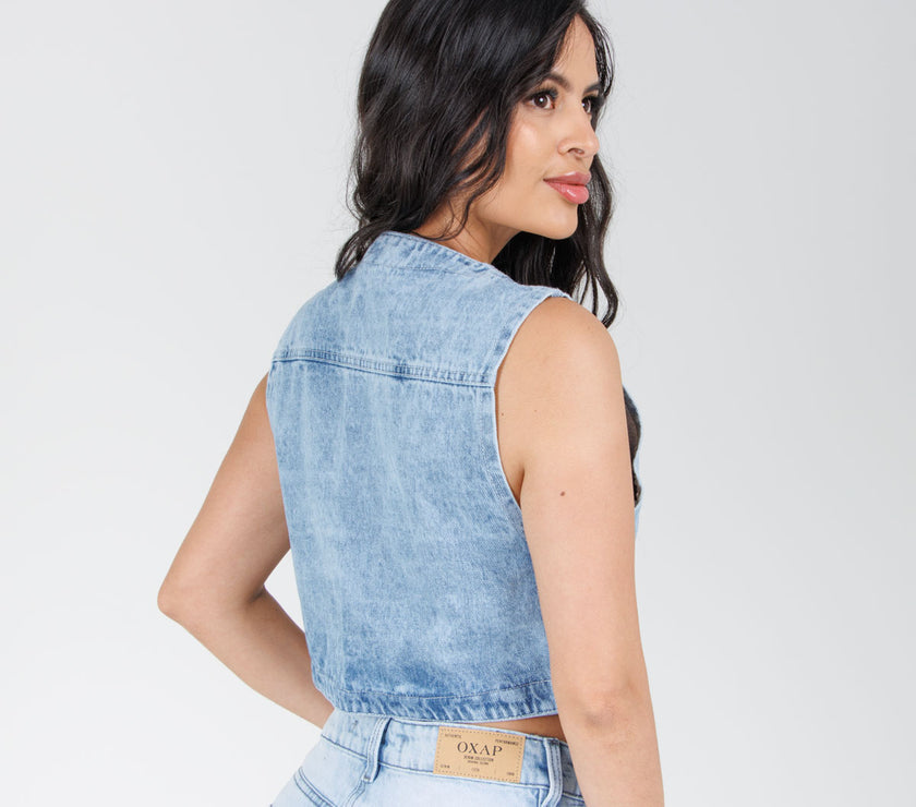 Chaleco Denim Axspen B1838