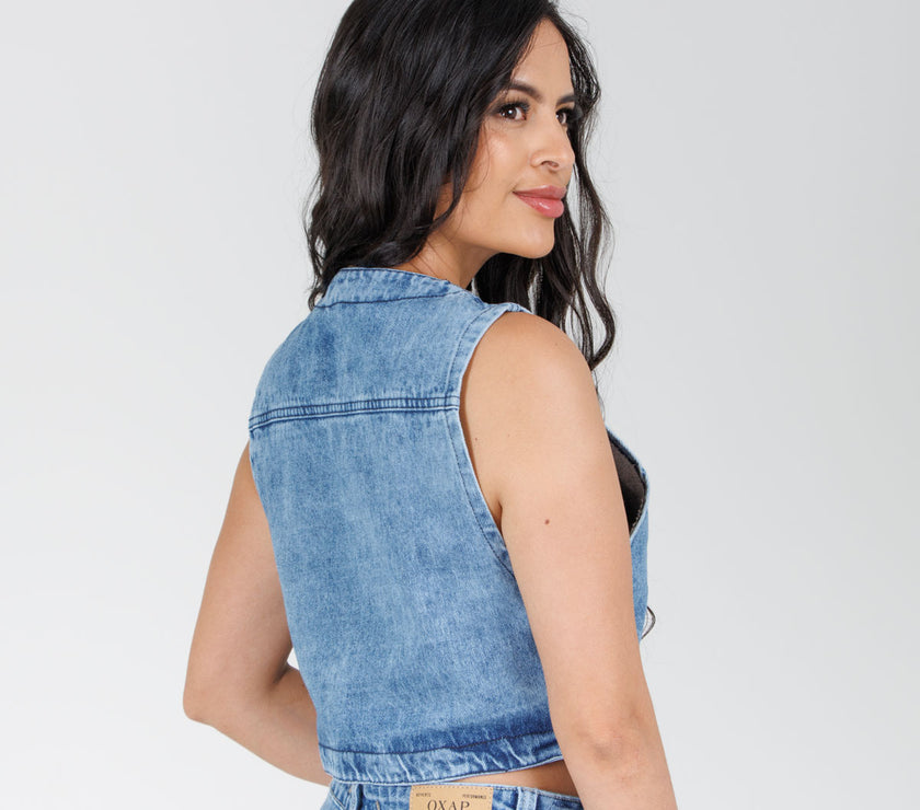 Chaleco Denim Axspen B1838