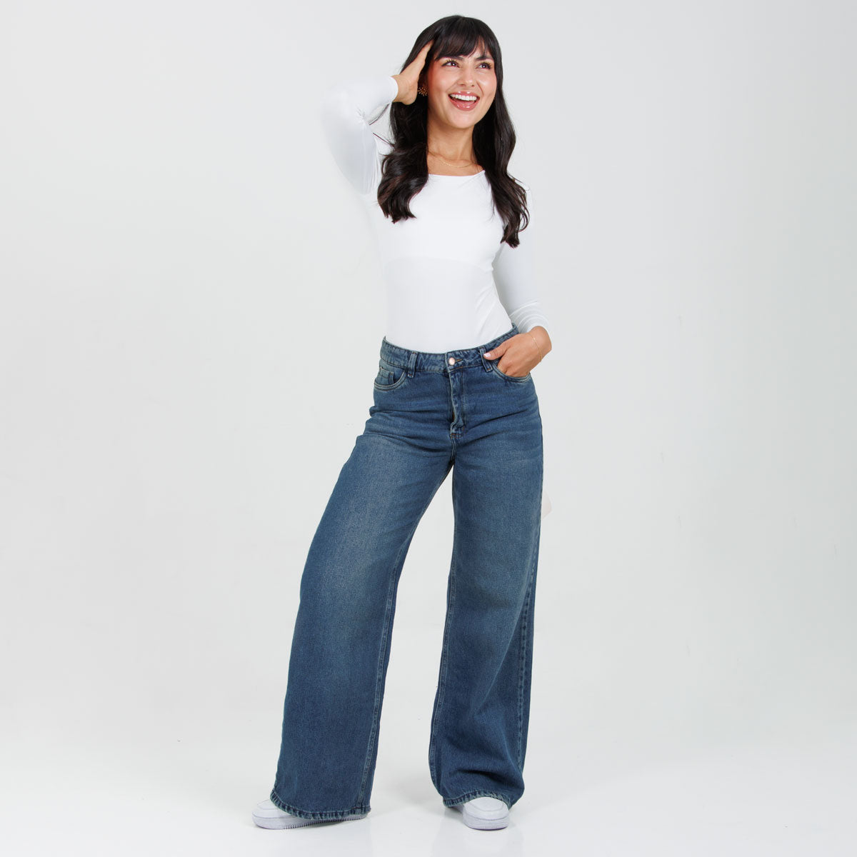 Jean Axspen Wide Leg Ax-3038 Rigido