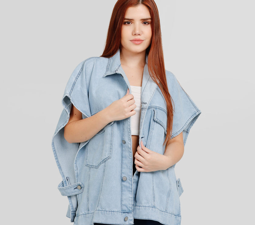 Poncho Denim B1803