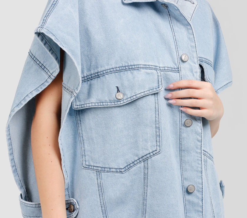 Poncho Denim B1803