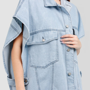 Poncho Denim B1803