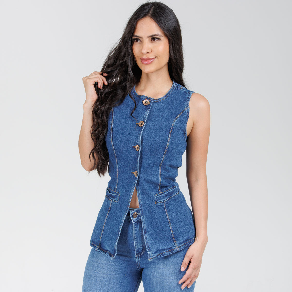 Chaleco Denim Axspen B1837