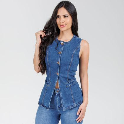 Chaleco Denim Axspen B1837