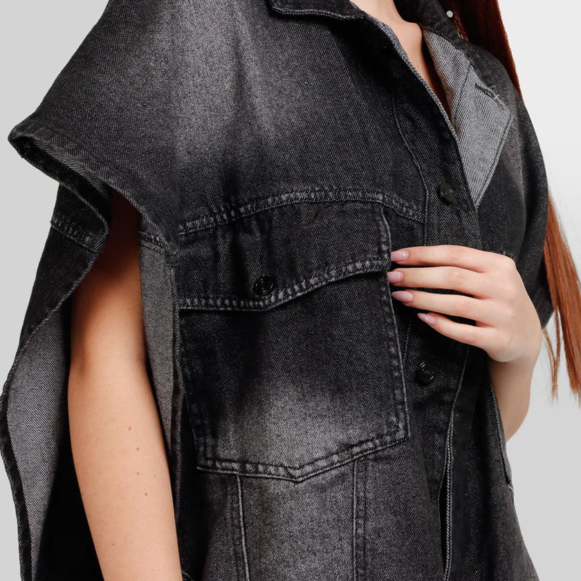 Poncho Denim B1803