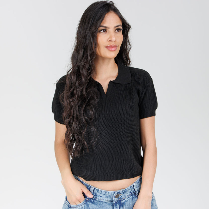 Blusa Polo Axspen Tejida BDZ05