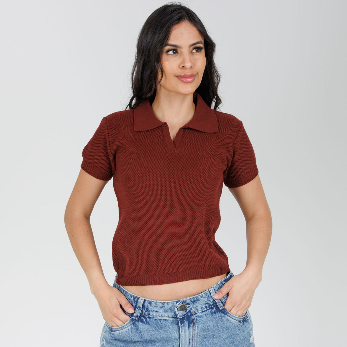 Blusa Polo Axspen Tejida BDZ05