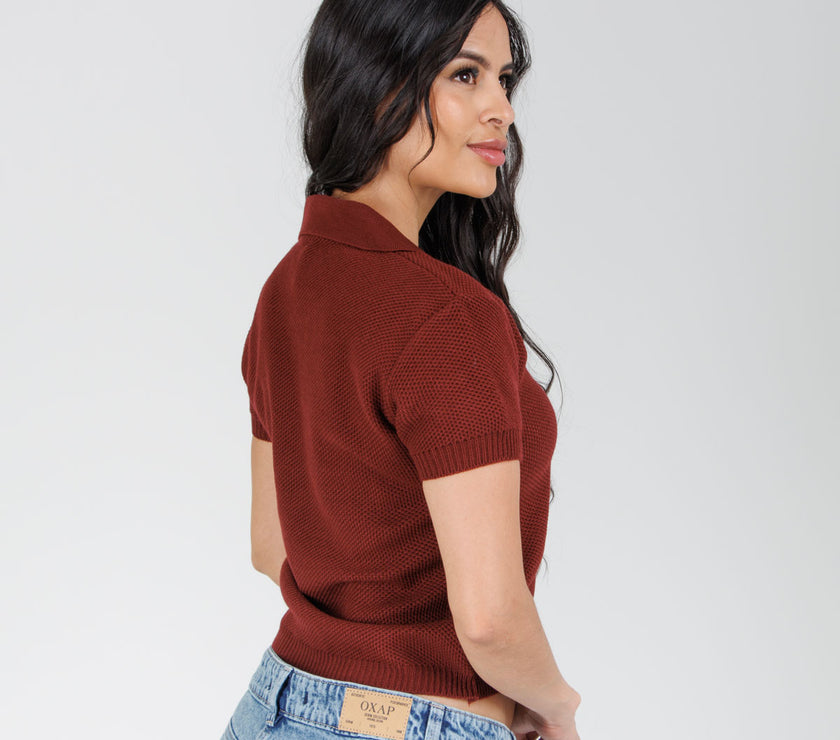 Blusa Polo Axspen Tejida BDZ05