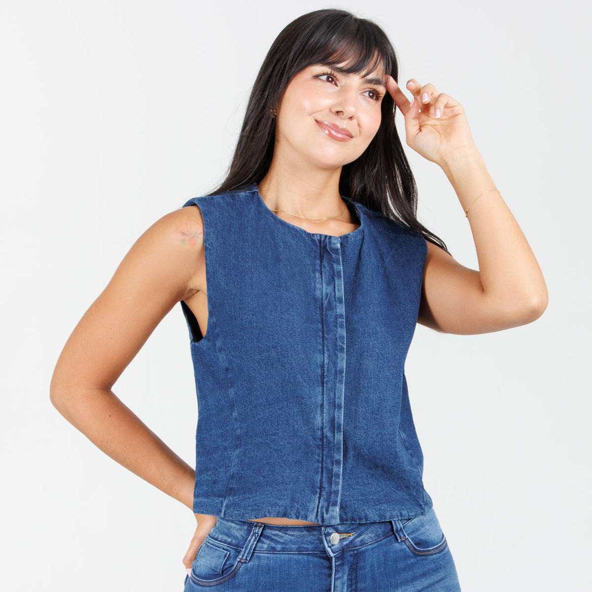 Chaleco Denim  B1843
