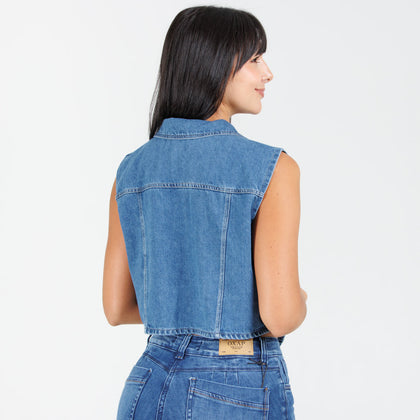 Chaleco Denim  B1917