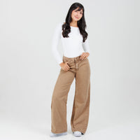 Jean Wide Leg Camel Ax-3013 Rigido