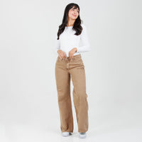 Jean Wide Leg Camel Ax-3013 Rigido