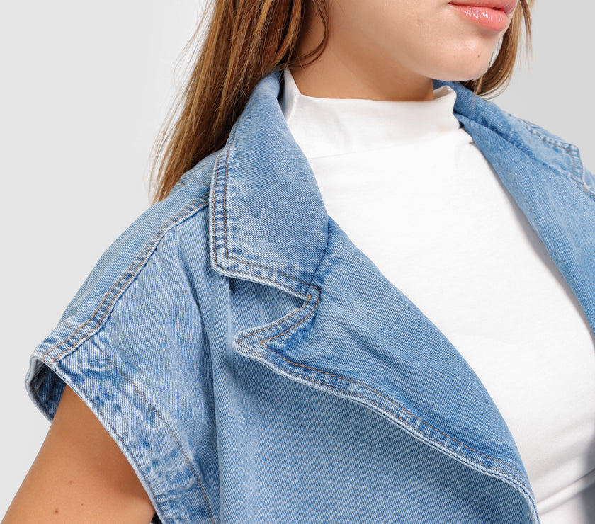Chaleco Denim B1804