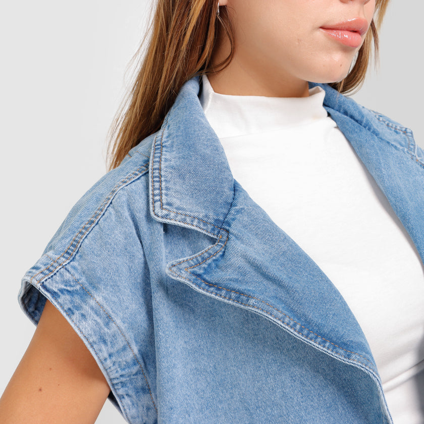 Chaleco Denim B1804