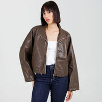 Chaqueta Efecto Piel PT090